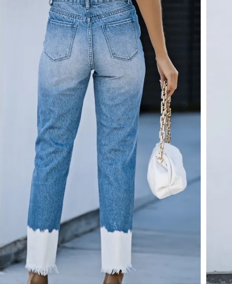 New High waisted distressed jeans - Picture 6 of 15